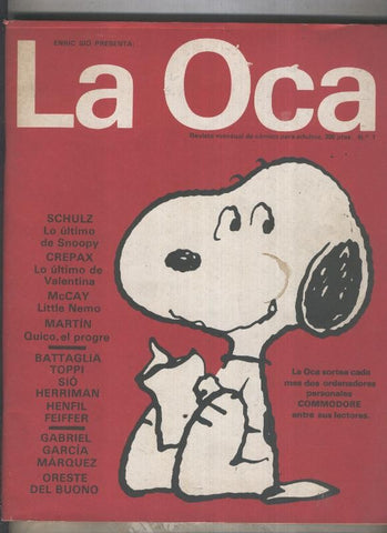 La Oca numero 1 (numerado 6 en la trasera)