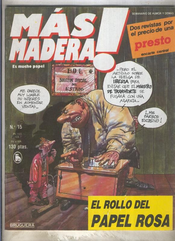 Mas Madera numero 15 (numerado 1 en la trasera)