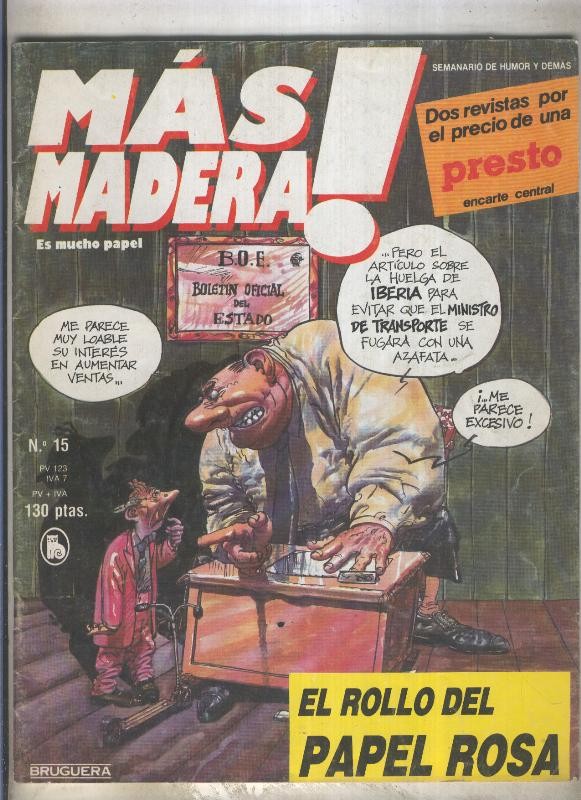 Mas Madera numero 15 (numerado 3 en la trasera)