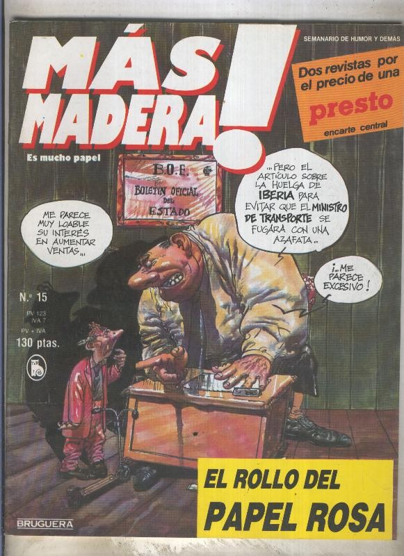 Mas Madera numero 15 (numerado 4 en la trasera)