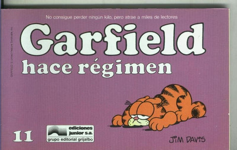 Garfield de Jim Davis numero 11: Hace regimen