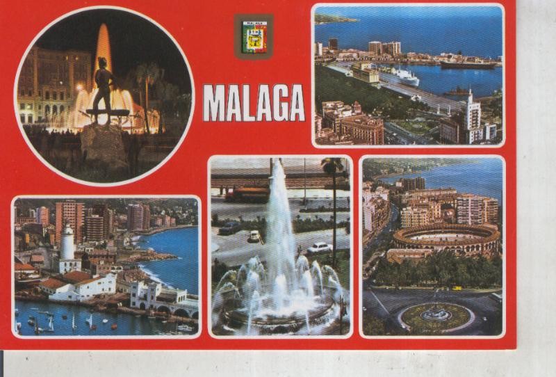 Postal 016180: Vistas diversas de Malaga