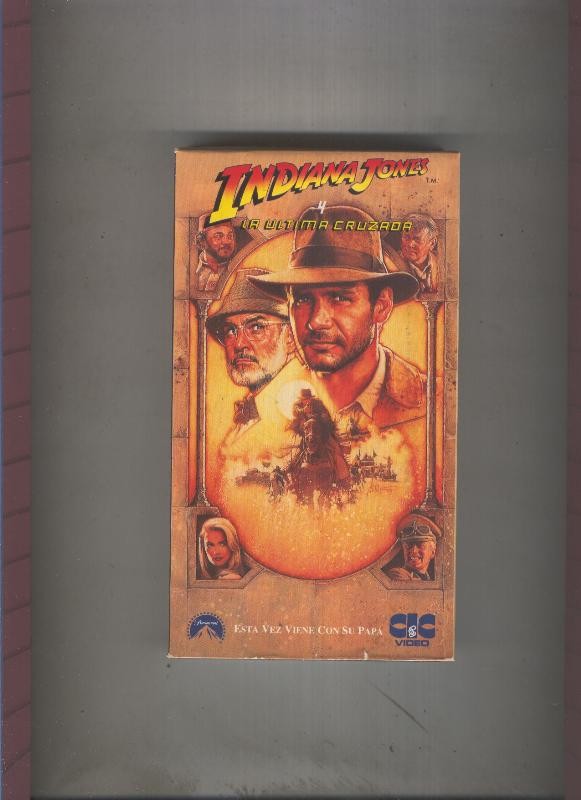 Video VHS: Indiana Jones y la ultima cruzada