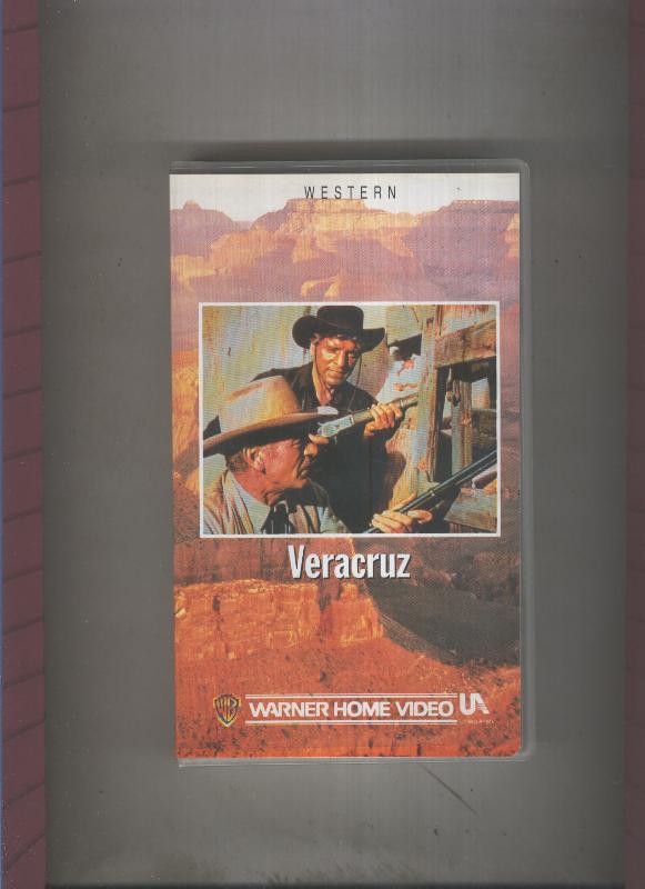 Video VHS: Veracruz con Gary Cooper, Burt Lancaster, Sara Montiel