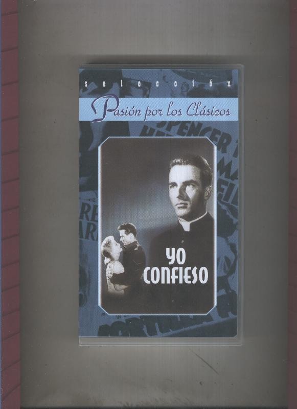 Video VHS: Yo confieso con Montgomery Cliff
