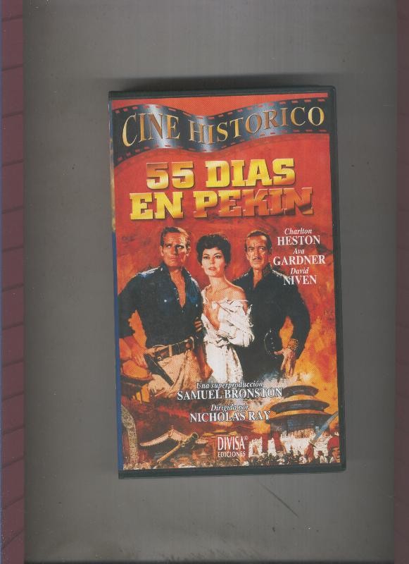 Video VHS: 55 Dias en Pekin con Charlton Heston y Ava Gardner