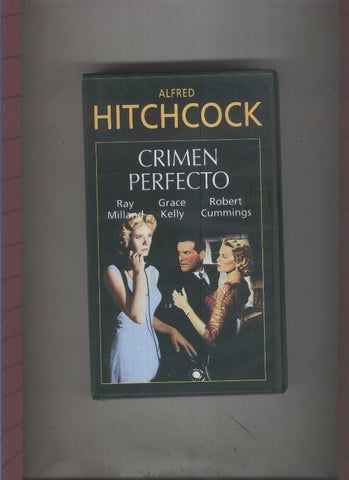 Video VHS: Crimen perfecto de Alfred Hitchcock
