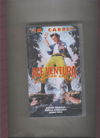 Video VHS: Ace Ventura Operacion Africa con Jim Carrey