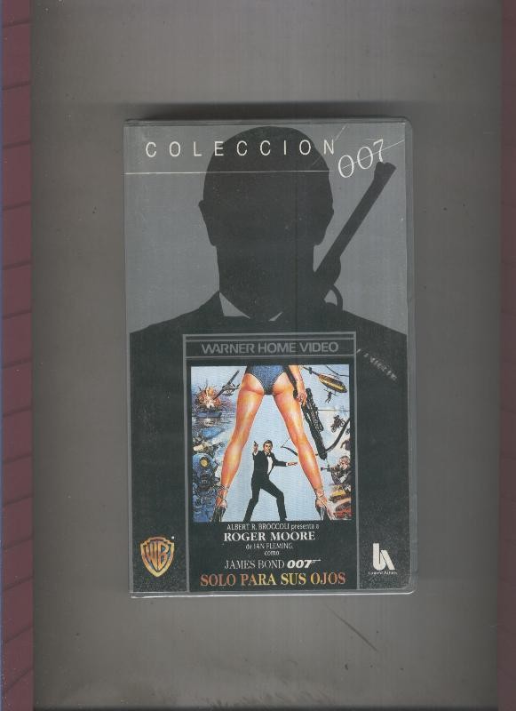 Video VHS: 007 Solo para sus ojos con Roger Moore