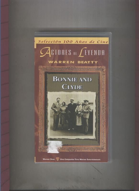 Video VHS: Bonnie and Clyde con Warren Beatty