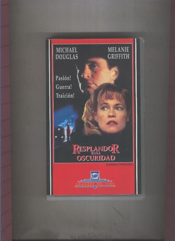 Video VHS: Resplandor en la oscuridad con Michael Douglas y Melanie Griffith