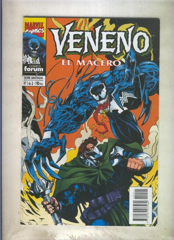 Veneno especial: El Macero numero 01 (numerado 1 en trasera)