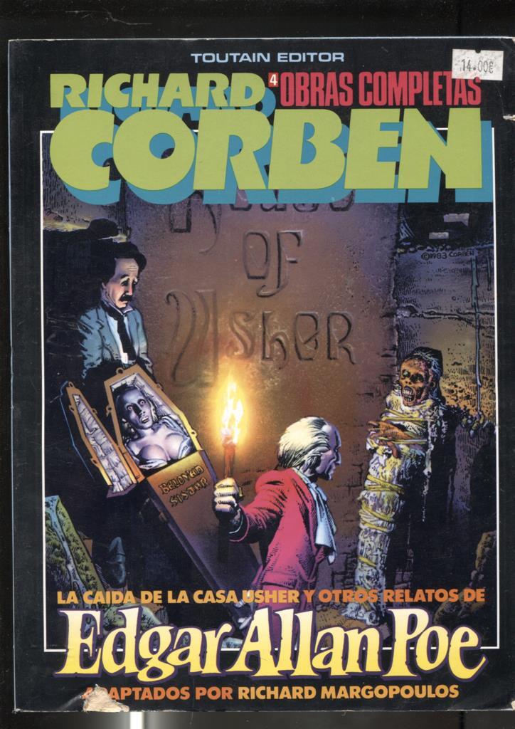 Richard Corben obras completas numero 04: (cubierta aviejada con leve deterioro)Edgar Allan Poe