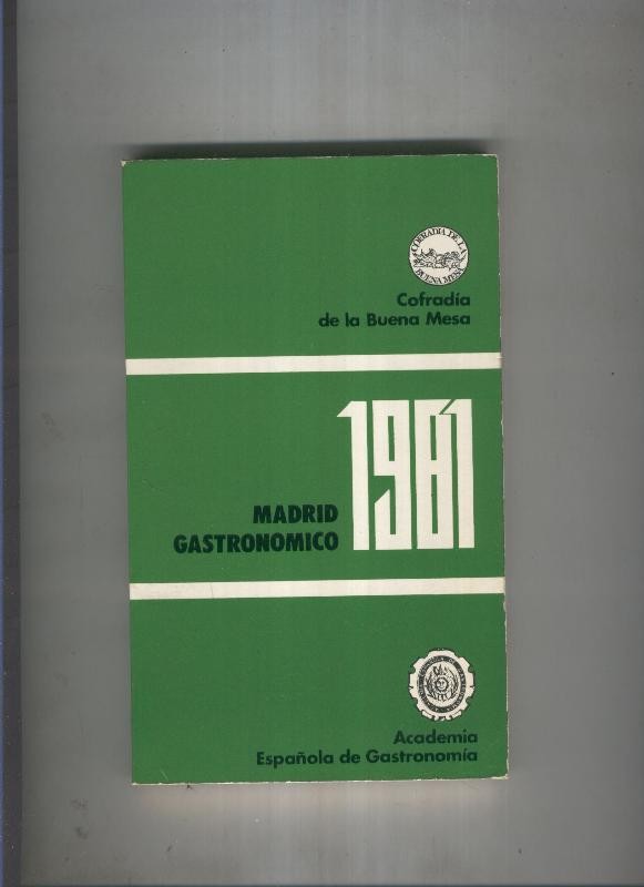 Madrid gatronomico 1981