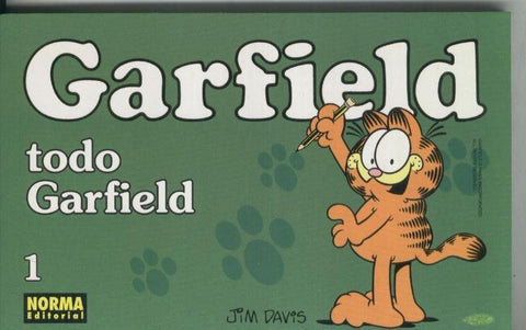 Garfield de Jim Davis numero 01: Todo Garfield
