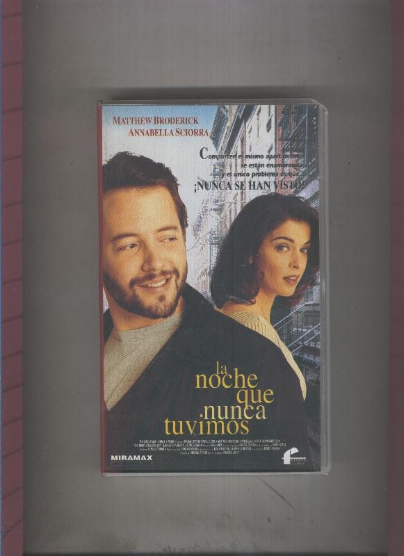 Video VHS: La noche que nunca tuvimos con Matthew Broderick y Annabella Sciorra