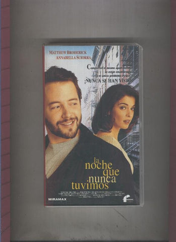 Video VHS: La noche que nunca tuvimos con Matthew Broderick y Annabella Sciorra