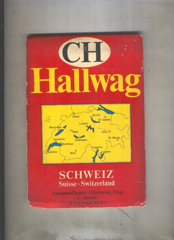 CH Hallwag: Schweiz, Suisse, Switzerland, escala 1:300000