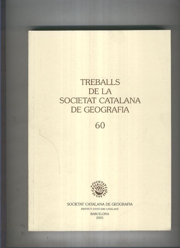 Treballs de la Societat Catalana de Geografia numero 60