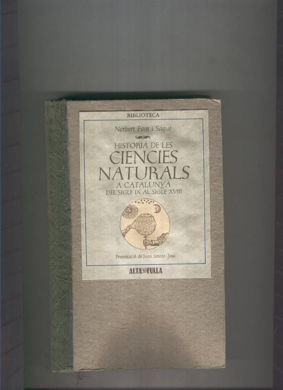 Historia de les ciencies naturals a Catalunya del segle IX al XVIII
