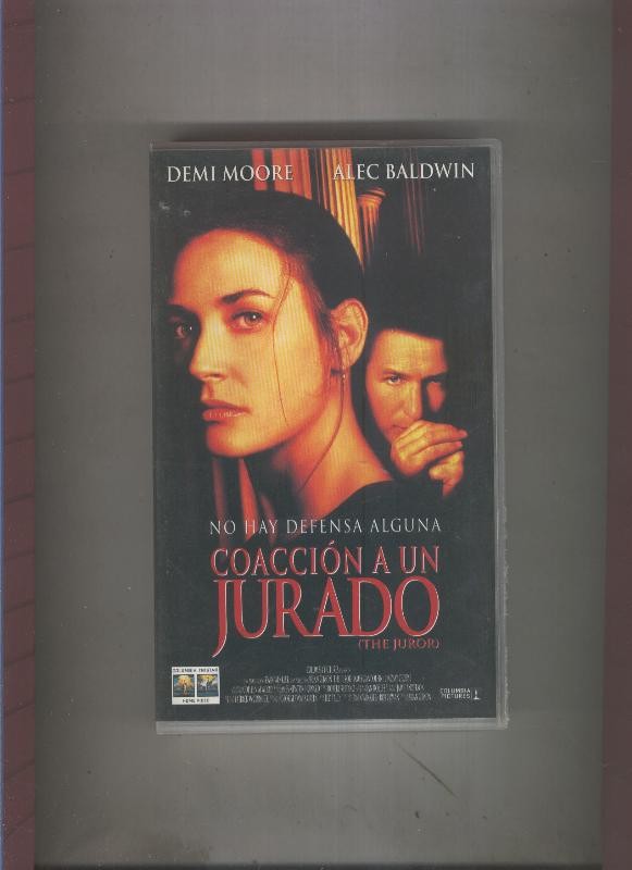 Video VHS: Coaccion a un Jurado con Demi Moore y Alec Baldwin