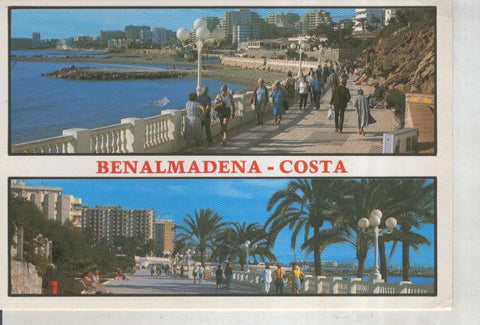 Postal 016181: Paseo maritimo de Benalmadena-Costa, Malaga