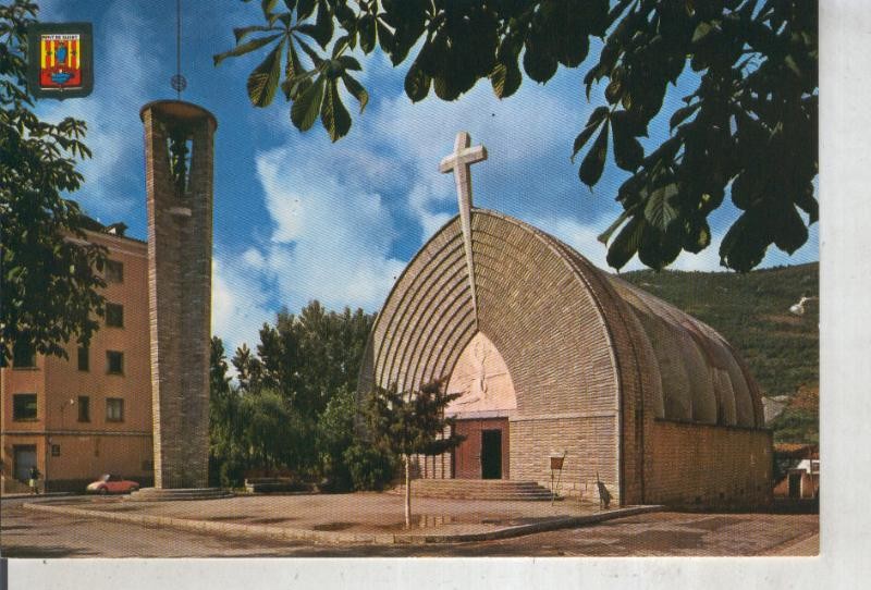 Postal 016187: Iglesia de Pont de Suert en El Pallars, pirineu catalan