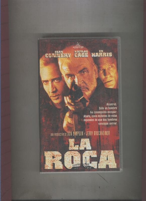 Video VHS: La Roca con Sean Connery y Nicolas Cage