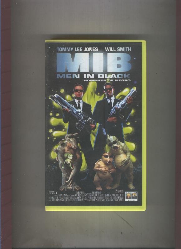 Video VHS: Men in Black: Hombres de Negros con Tommy Lee Jones y Will Smith