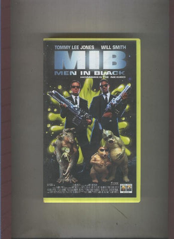 Video VHS: Men in Black: Hombres de Negros con Tommy Lee Jones y Will Smith