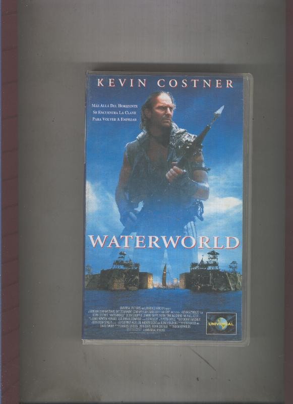 Video VHS: Waterwolrd con Kevin Costner