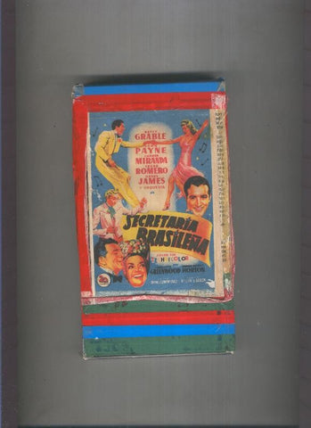 Video VHS: Secretaria Brasileña con Betry Grable, Carmen Miranda