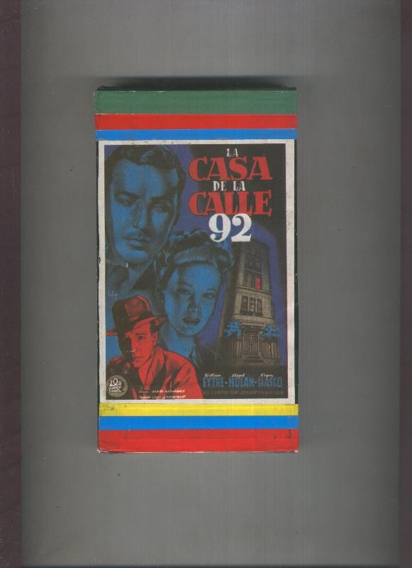 Video VHS: La casa de la calle 92 con William Eythe