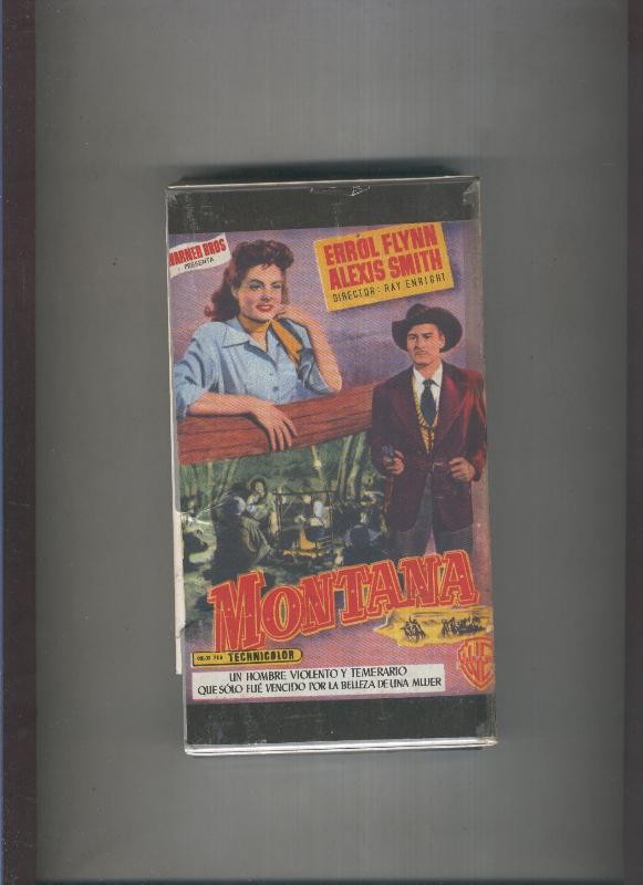 Video VHS: Montana con Errol Flyn