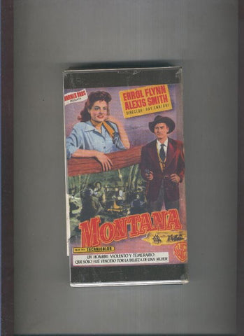 Video VHS: Montana con Errol Flyn