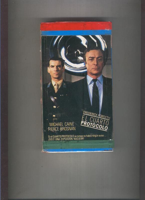Video VHS: El cuarto protocolo con Michael Caine y Pierce Brosnan