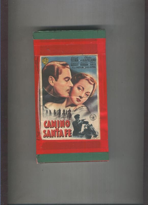 Video VHS: Camino de Santa Fe con Errol Flynn y Olivia de Havilland