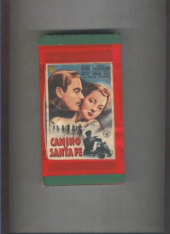 Video VHS: Camino de Santa Fe con Errol Flynn y Olivia de Havilland