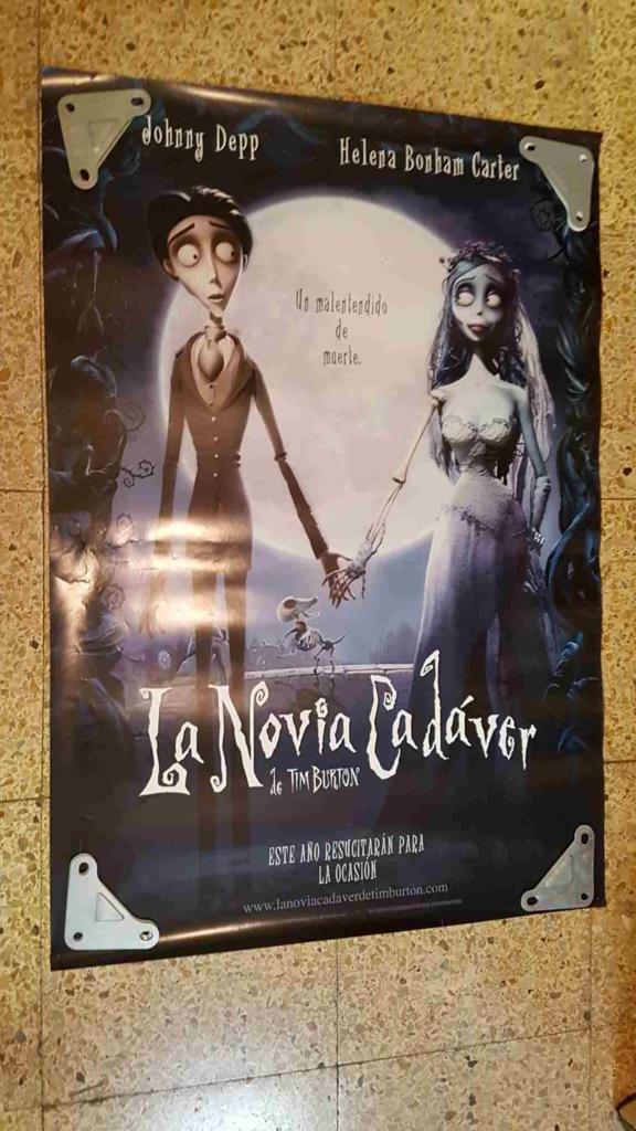 Poster de cine: La novia cadaver de Tim Burton
