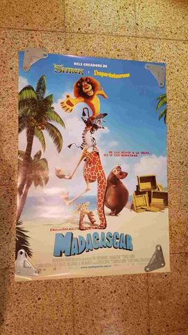 Poster de cine: Madagascar dels creadors de Shrek