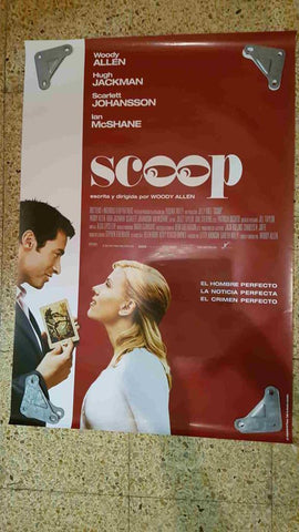 Poster de cine: Scoop, un film de Woody Allen con Hugh Jackman, Scarlett Johansson