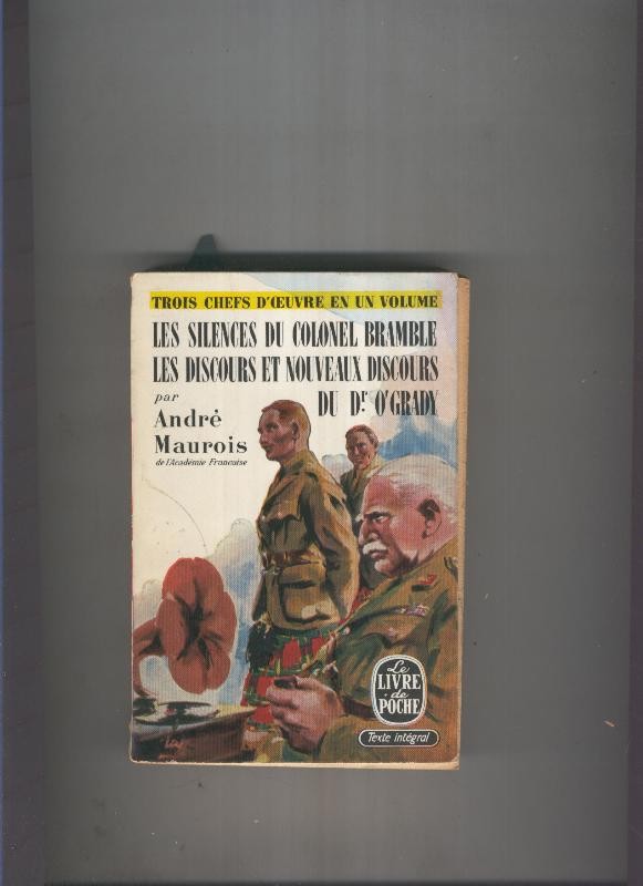 Les silences du colonel Bramble-Les discours et noveaux discurs