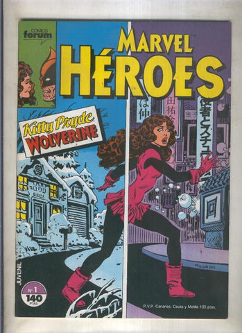Marvel Heroes numero 01: Kutty Pryde-Wolverine (numerado 2 en trasera)