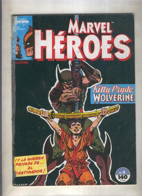 Marvel Heroes numero 04: Kutty Pryde-Wolverine (numerado 2 en trasera)