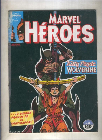 Marvel Heroes numero 04: Kutty Pryde-Wolverine (numerado 2 en trasera)