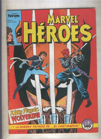 Marvel Heroes numero 05: Kutty Pryde-Wolverine (numerado 2 en trasera)