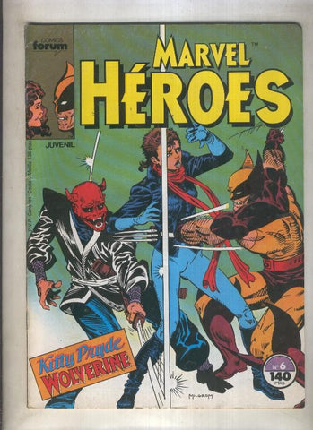 Marvel Heroes numero 06: Kutty Pryde-Wolverine (numerado 2 en trasera)
