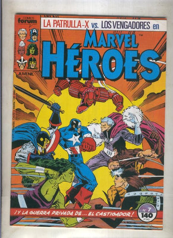 Marvel Heroes numero 07: La Patrulla X vs Los Vengadores (numerado 3 en trasera)