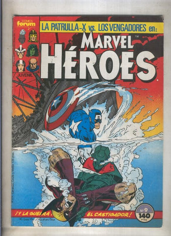 Marvel Heroes numero 09: La Patrulla X vs Los Vengadores (numerado 2 en trasera)
