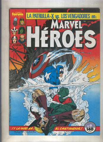 Marvel Heroes numero 09: La Patrulla X vs Los Vengadores (numerado 3 en trasera)